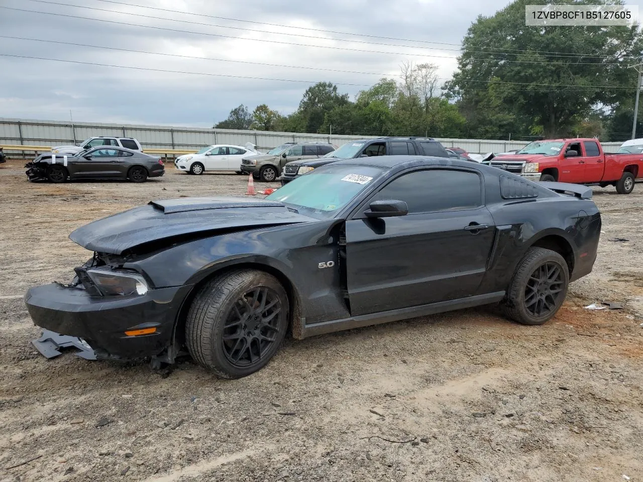 2011 Ford Mustang Gt VIN: 1ZVBP8CF1B5127605 Lot: 74175344