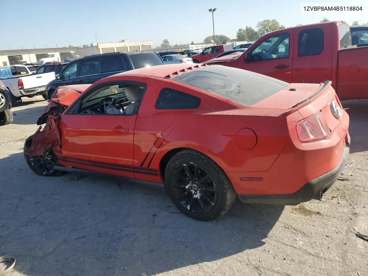 2011 Ford Mustang VIN: 1ZVBP8AM4B5118804 Lot: 75203954