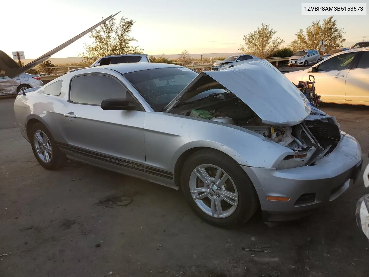 2011 Ford Mustang VIN: 1ZVBP8AM3B5153673 Lot: 78088464