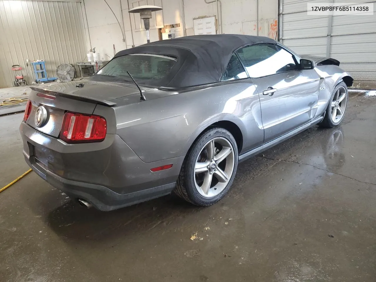 2011 Ford Mustang Gt VIN: 1ZVBP8FF6B5114358 Lot: 78138764