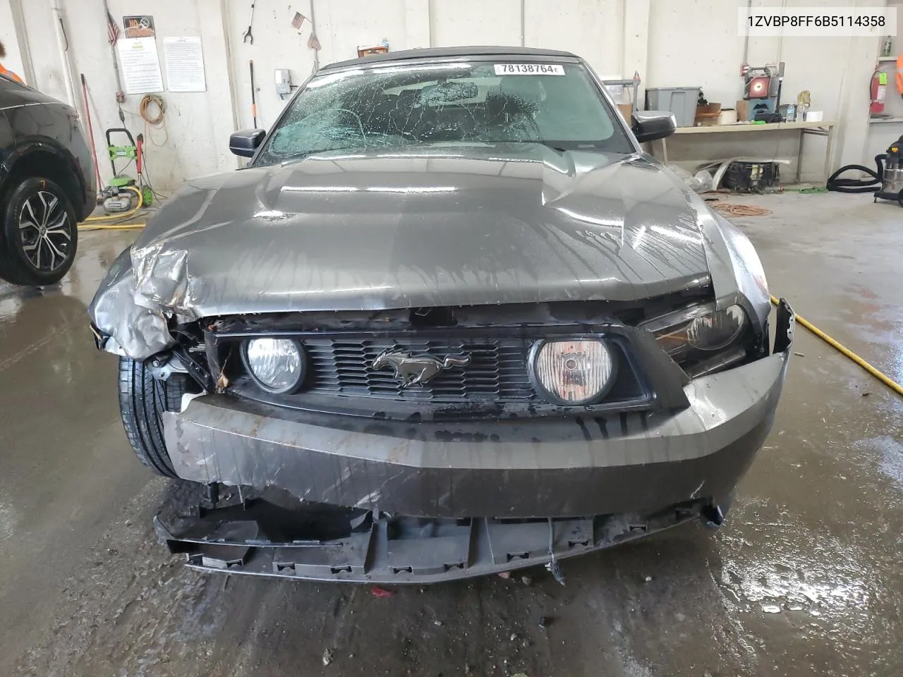 2011 Ford Mustang Gt VIN: 1ZVBP8FF6B5114358 Lot: 78138764