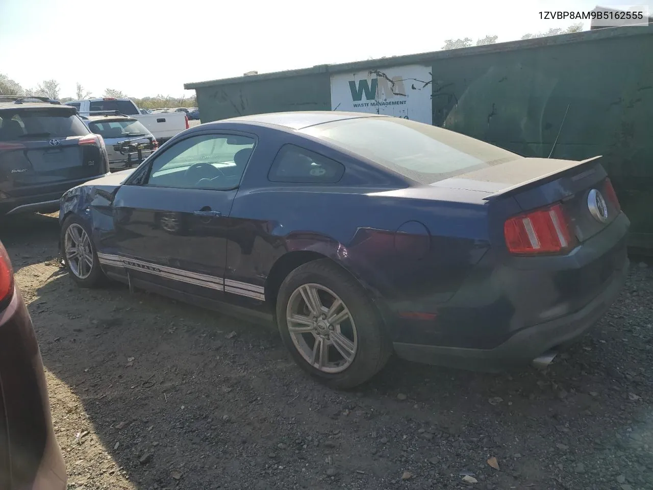 2011 Ford Mustang VIN: 1ZVBP8AM9B5162555 Lot: 78236464