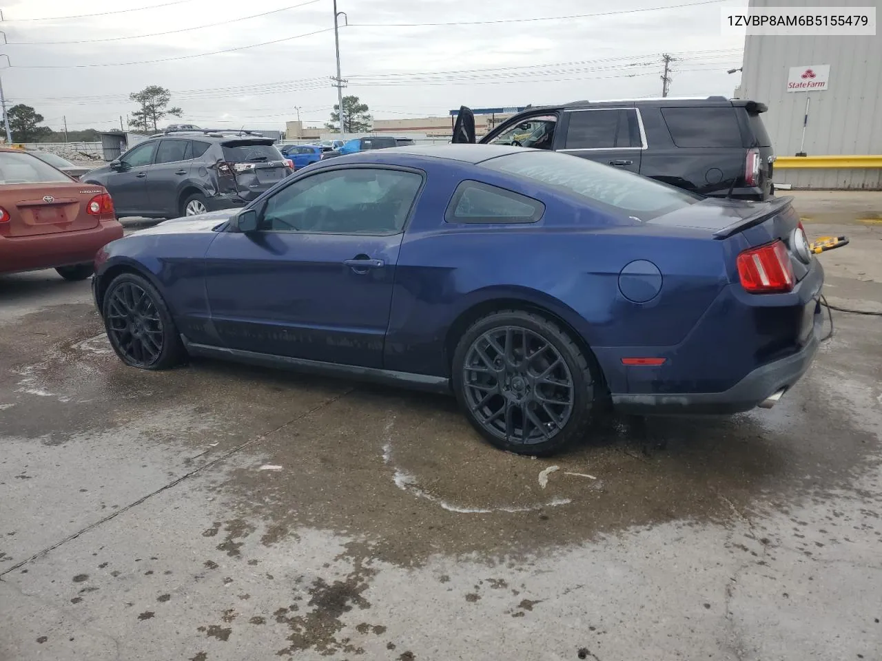 2011 Ford Mustang VIN: 1ZVBP8AM6B5155479 Lot: 78661894