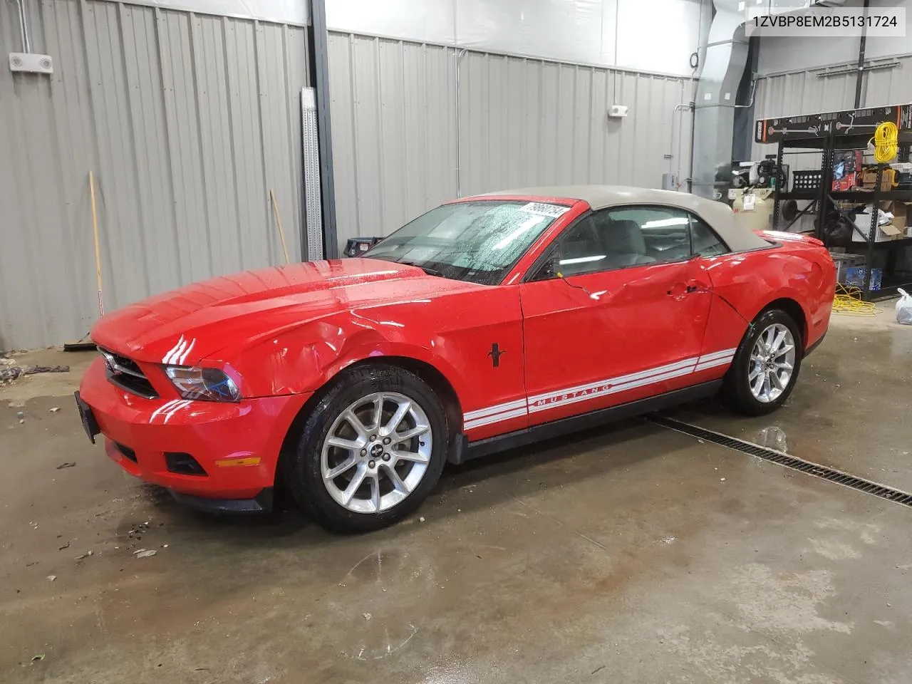 2011 Ford Mustang VIN: 1ZVBP8EM2B5131724 Lot: 79860754