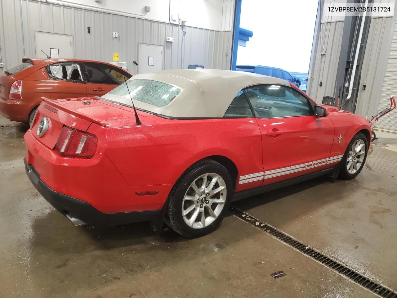 2011 Ford Mustang VIN: 1ZVBP8EM2B5131724 Lot: 79860754