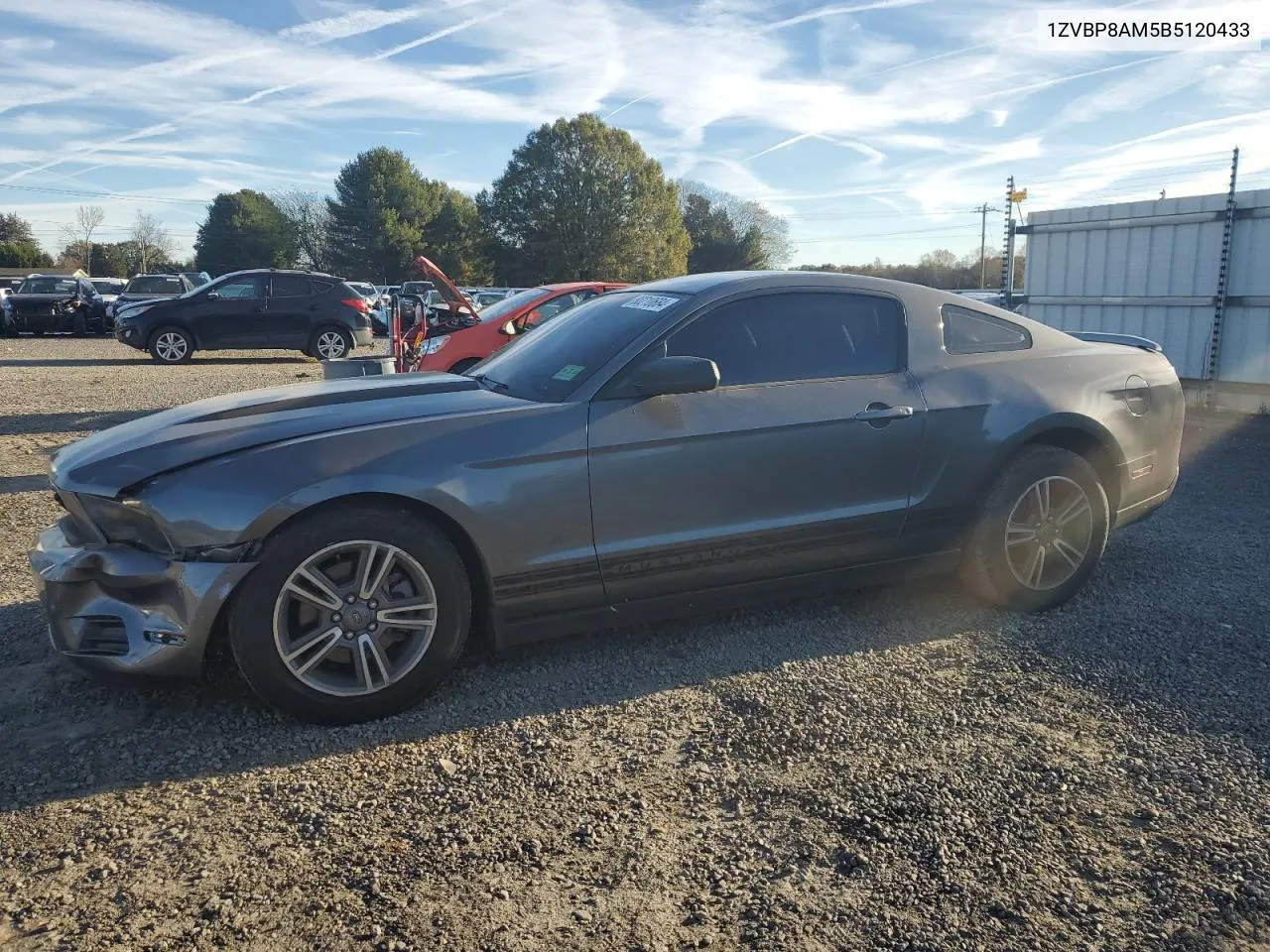 2011 Ford Mustang VIN: 1ZVBP8AM5B5120433 Lot: 80210684