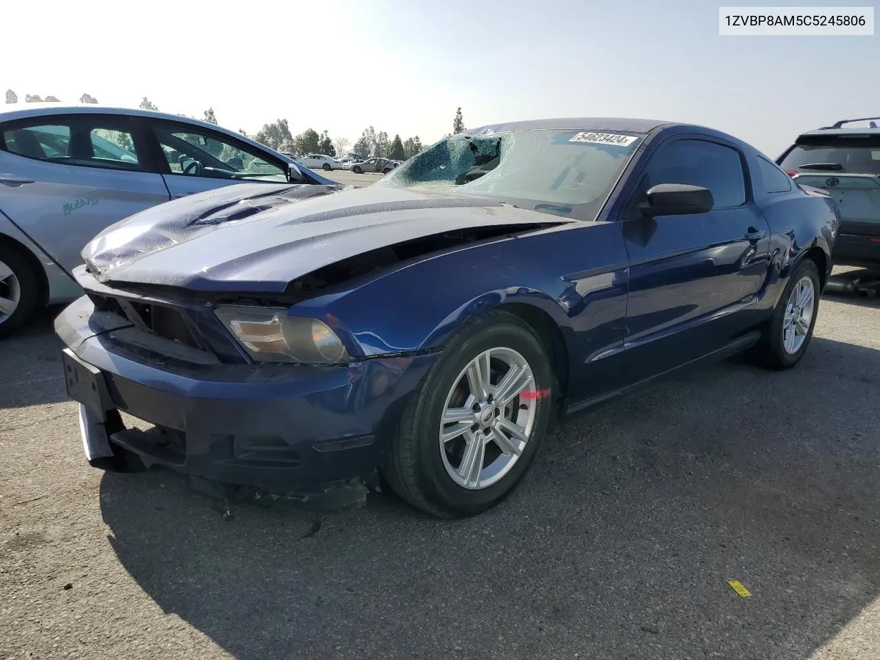 2012 Ford Mustang VIN: 1ZVBP8AM5C5245806 Lot: 54623424