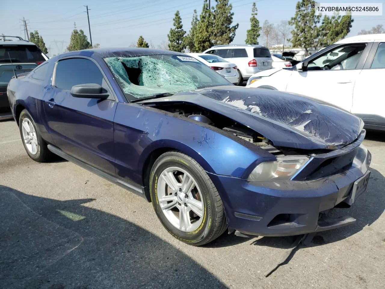 2012 Ford Mustang VIN: 1ZVBP8AM5C5245806 Lot: 54623424