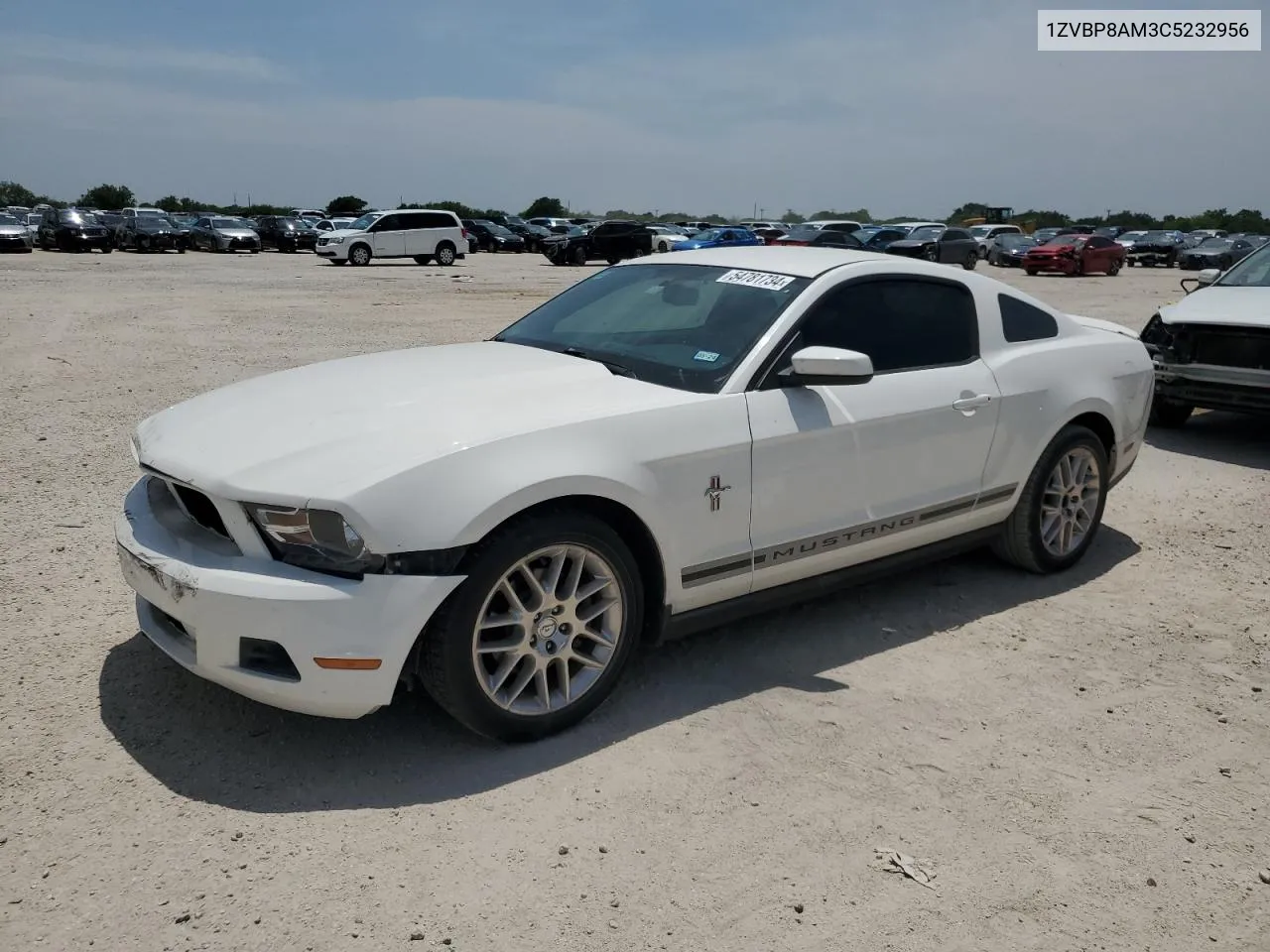 2012 Ford Mustang VIN: 1ZVBP8AM3C5232956 Lot: 54781734