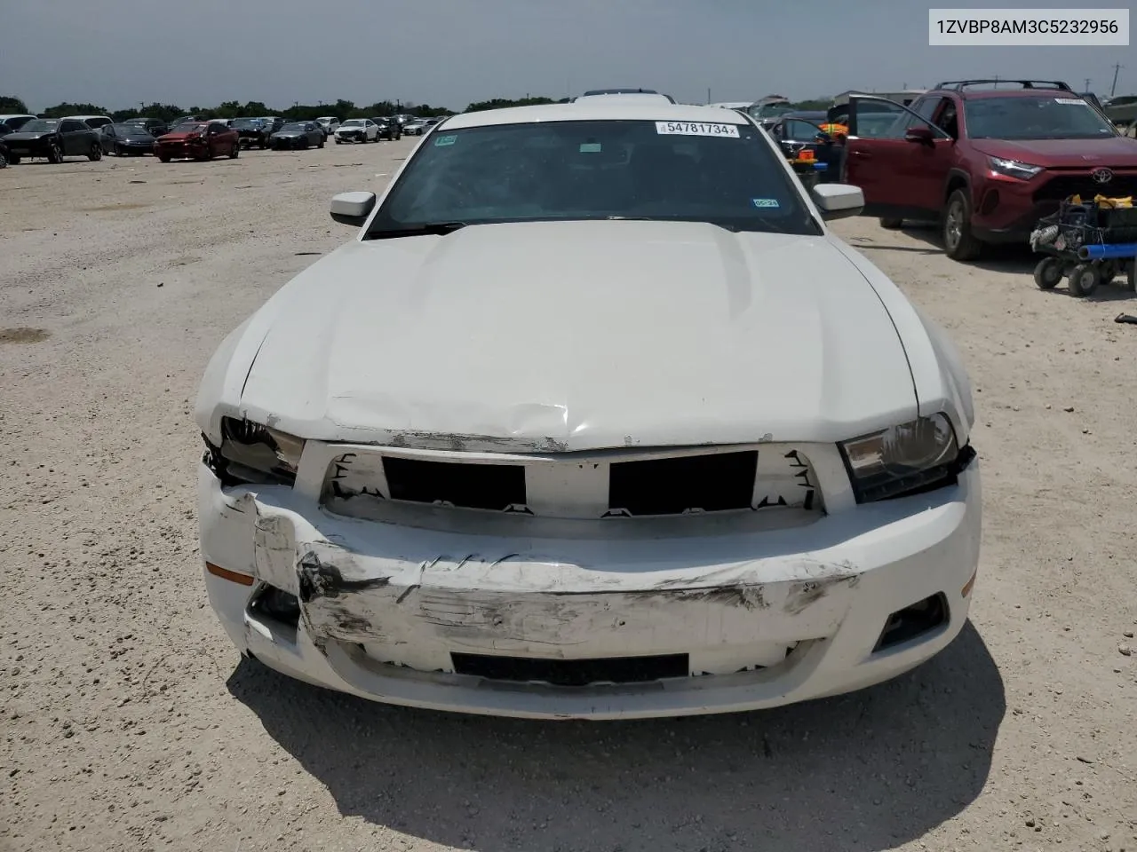 2012 Ford Mustang VIN: 1ZVBP8AM3C5232956 Lot: 54781734