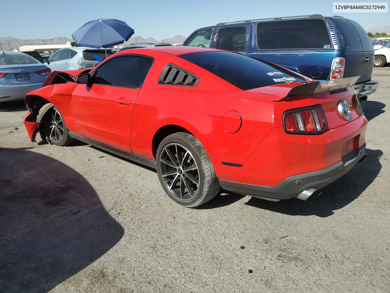 2012 Ford Mustang VIN: 1ZVBP8AM8C5272949 Lot: 59911104