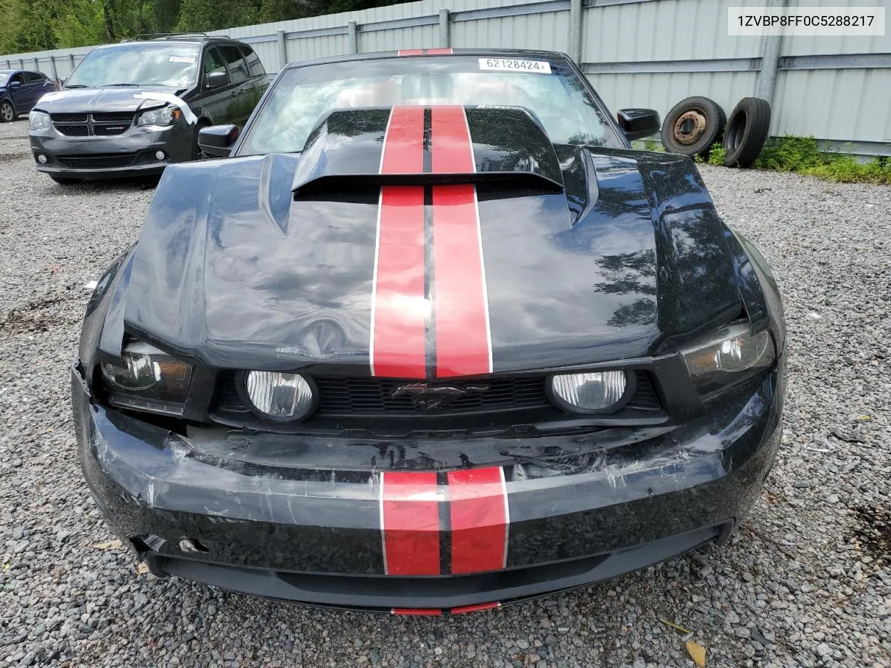 2012 Ford Mustang Gt VIN: 1ZVBP8FF0C5288217 Lot: 62128424