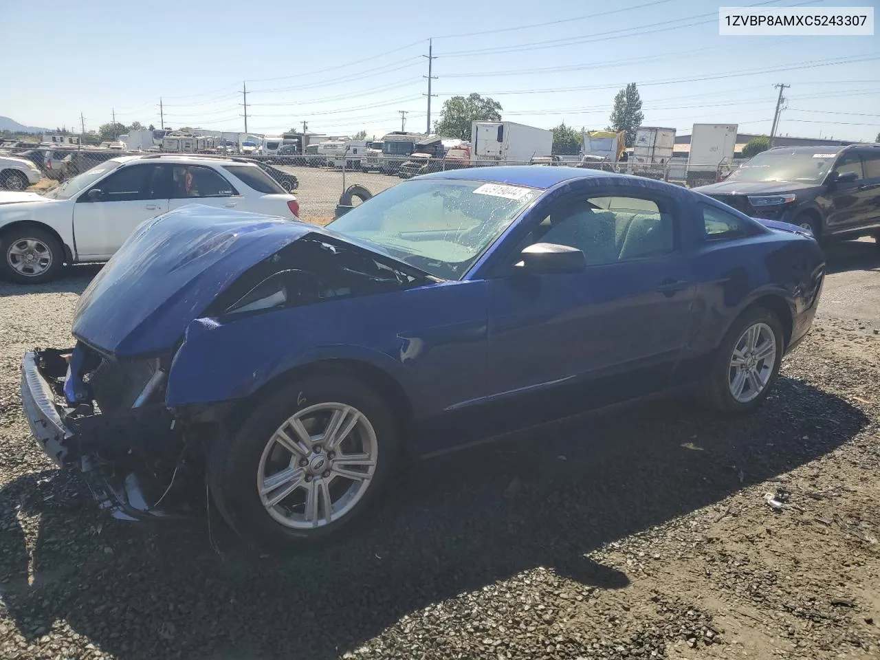 2012 Ford Mustang VIN: 1ZVBP8AMXC5243307 Lot: 62919044