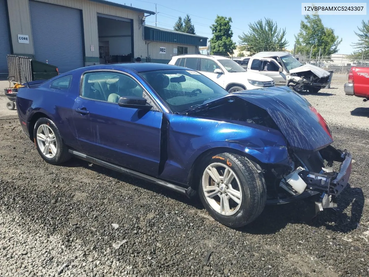 2012 Ford Mustang VIN: 1ZVBP8AMXC5243307 Lot: 62919044