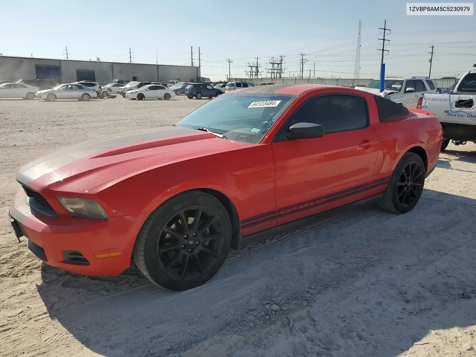 2012 Ford Mustang VIN: 1ZVBP8AM5C5230979 Lot: 64123484