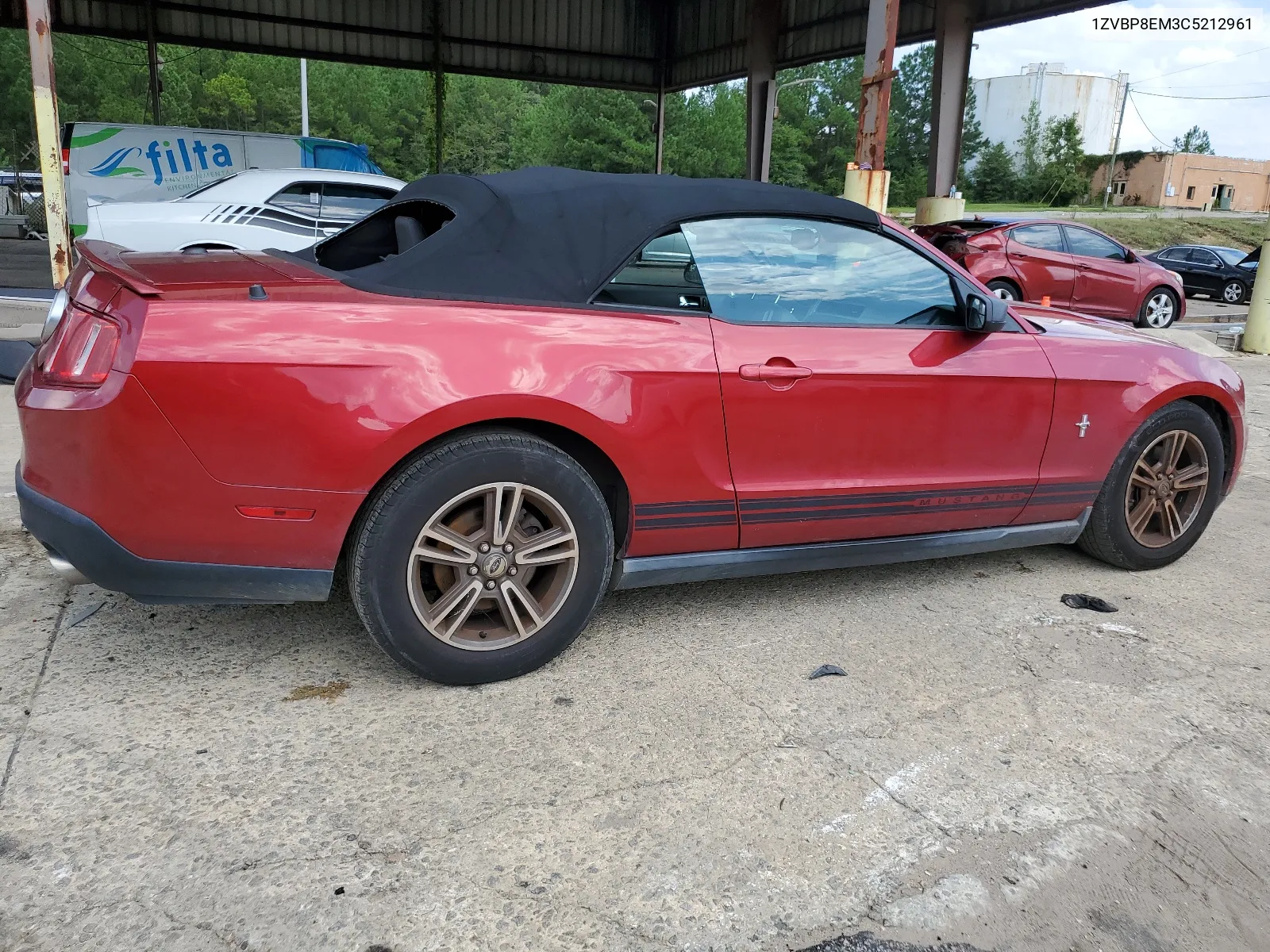 2012 Ford Mustang VIN: 1ZVBP8EM3C5212961 Lot: 67000404