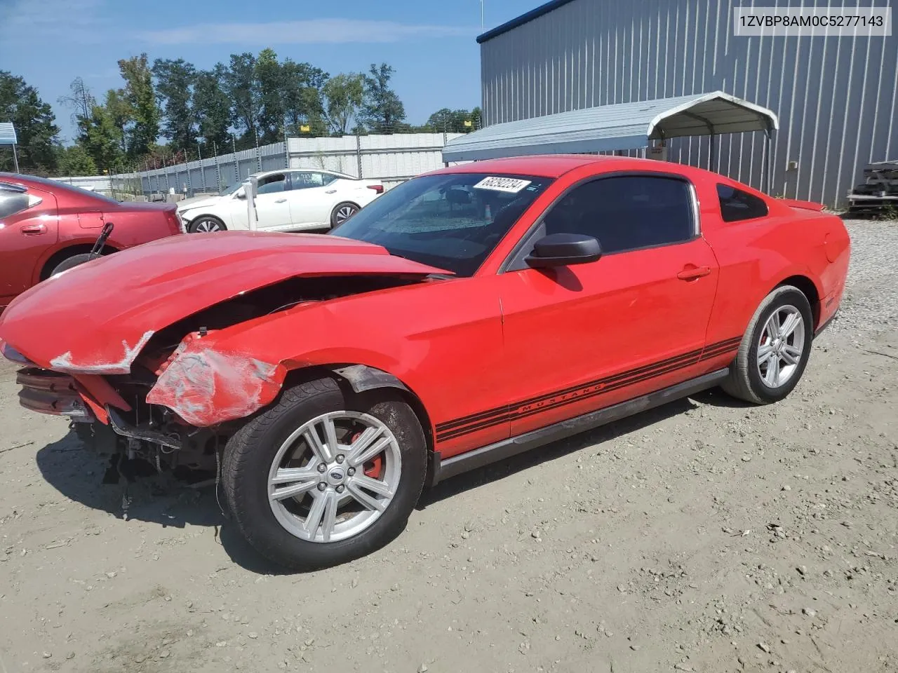 2012 Ford Mustang VIN: 1ZVBP8AM0C5277143 Lot: 68292234