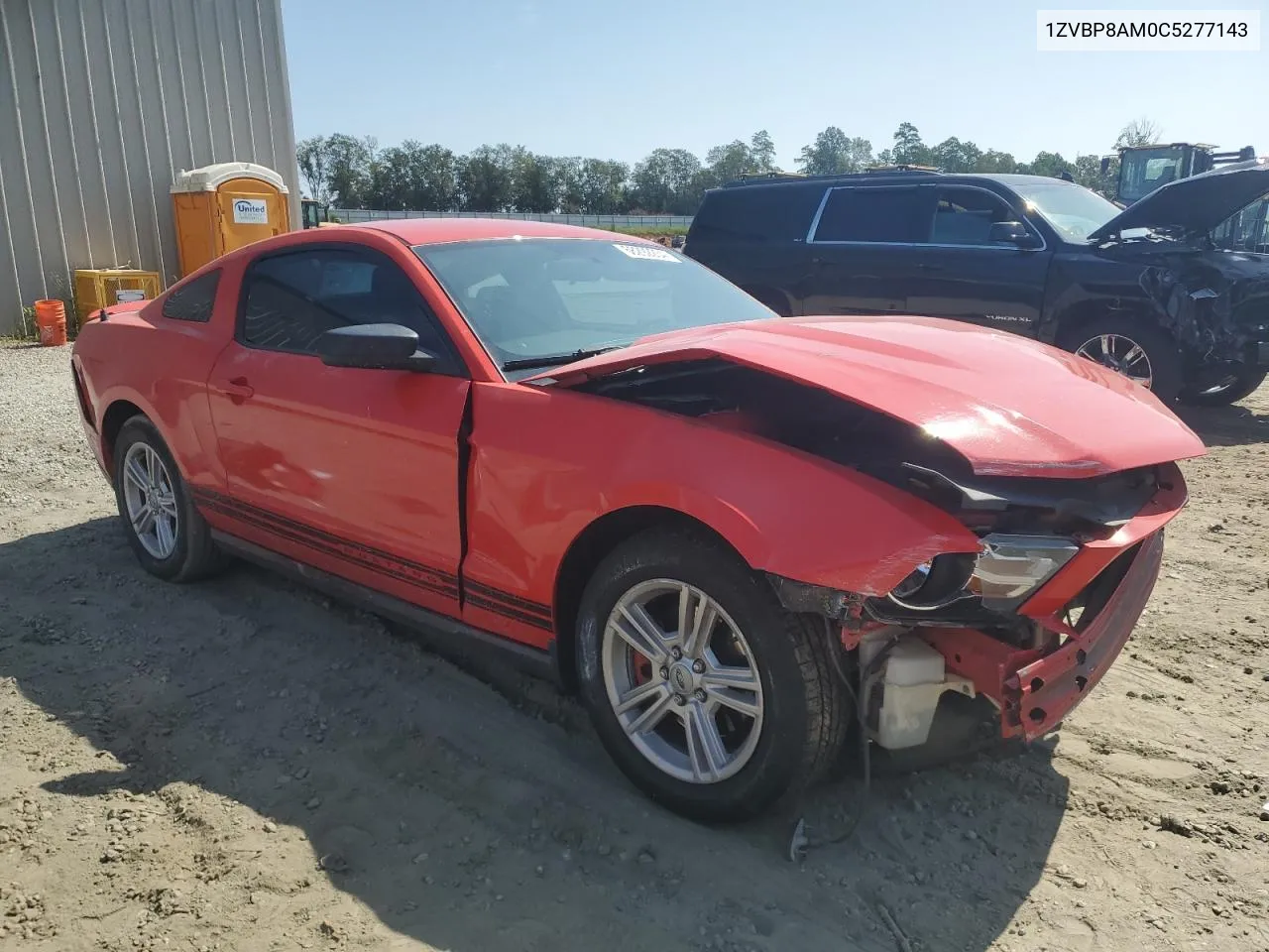 2012 Ford Mustang VIN: 1ZVBP8AM0C5277143 Lot: 68292234