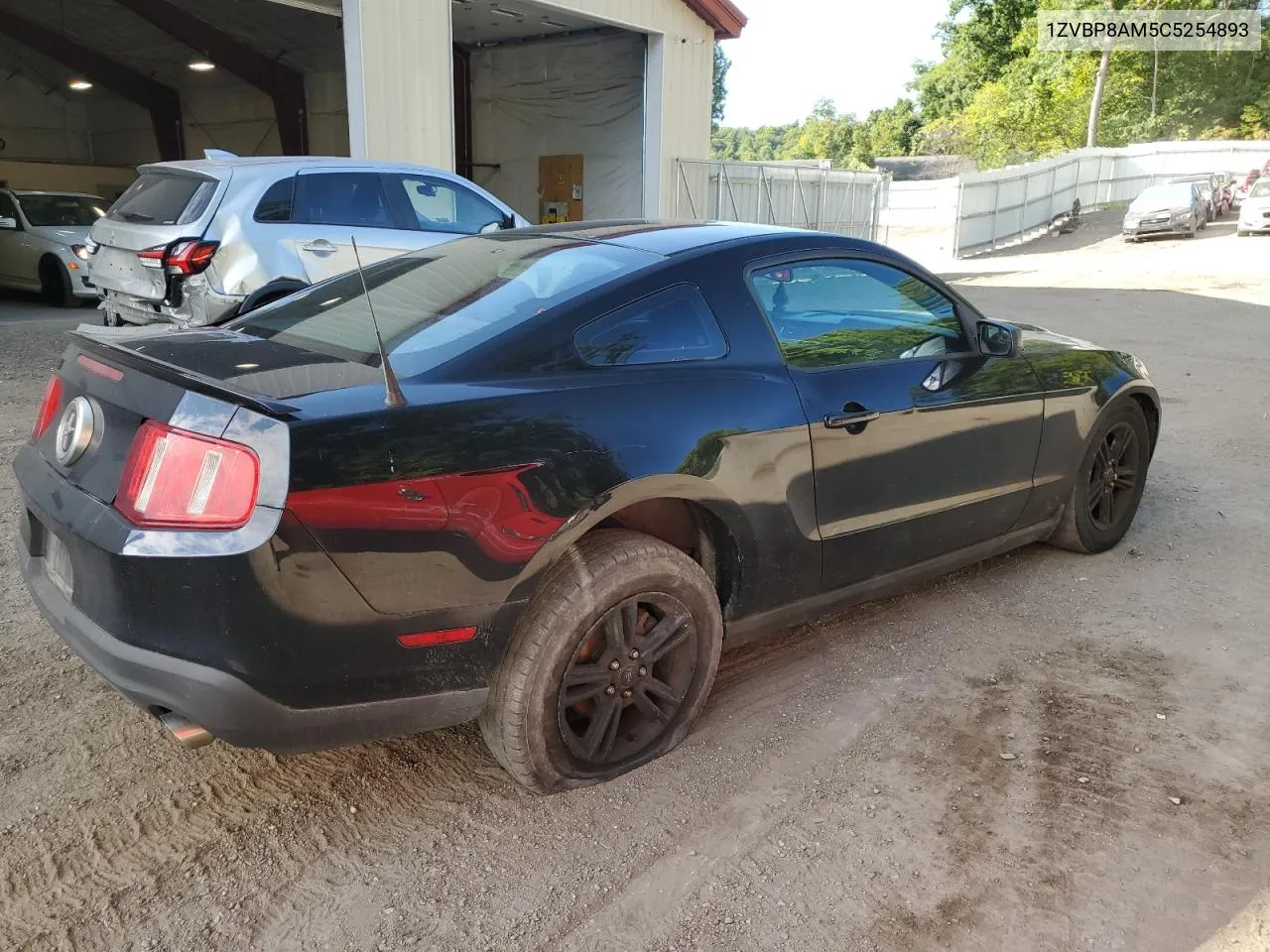 1ZVBP8AM5C5254893 2012 Ford Mustang