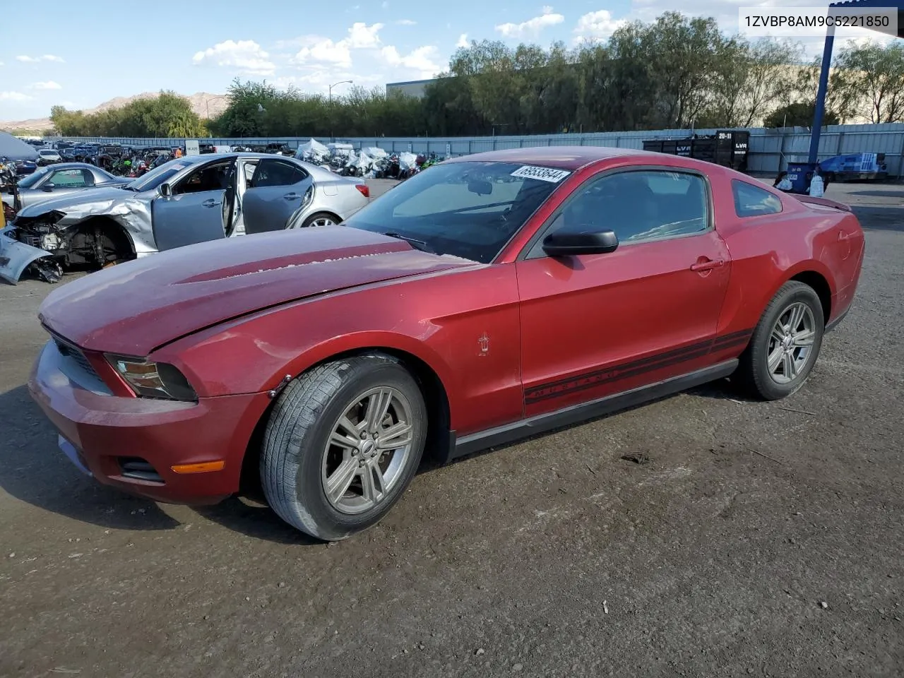 2012 Ford Mustang VIN: 1ZVBP8AM9C5221850 Lot: 69533644