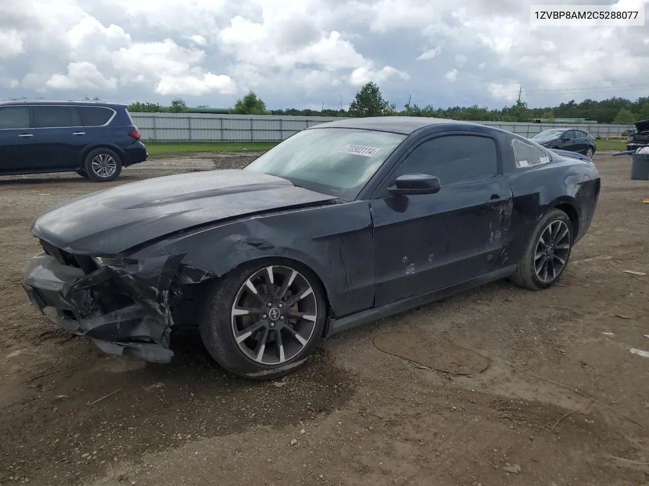 2012 Ford Mustang VIN: 1ZVBP8AM2C5288077 Lot: 70303114