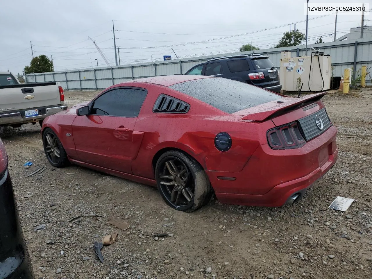 2012 Ford Mustang Gt VIN: 1ZVBP8CF0C5245310 Lot: 70474984