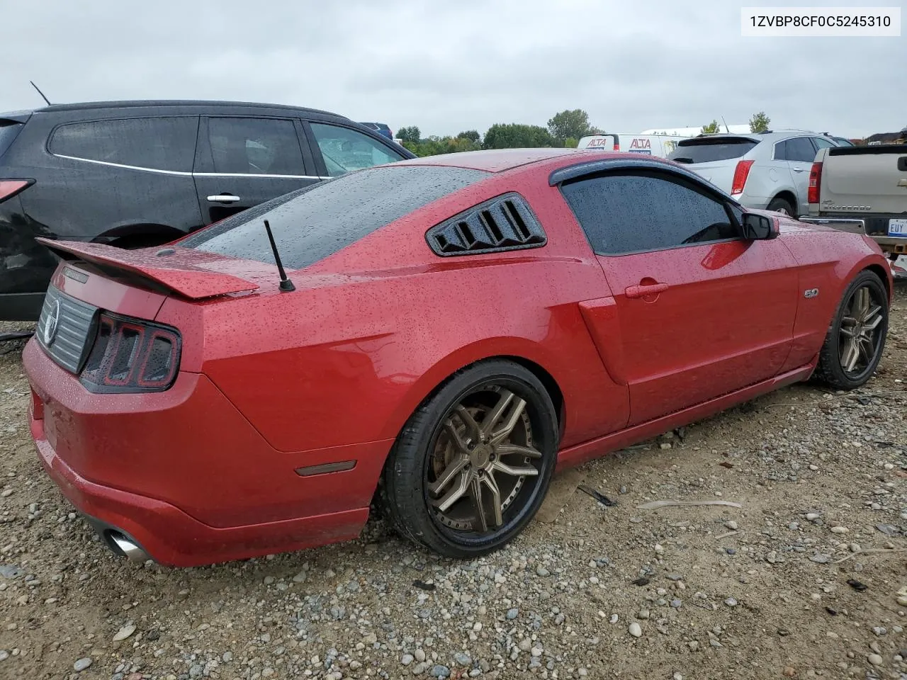 2012 Ford Mustang Gt VIN: 1ZVBP8CF0C5245310 Lot: 70474984