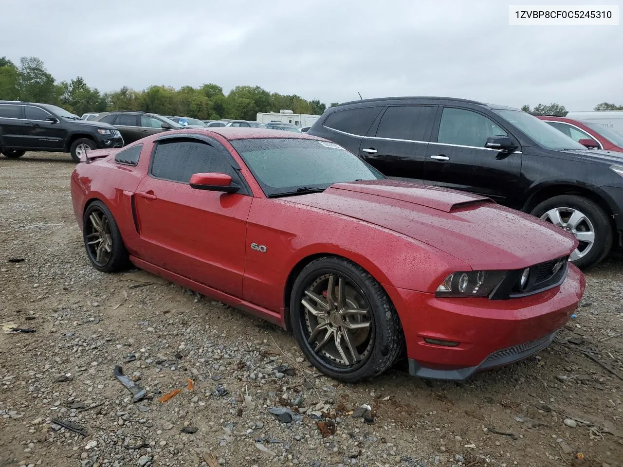 2012 Ford Mustang Gt VIN: 1ZVBP8CF0C5245310 Lot: 70474984