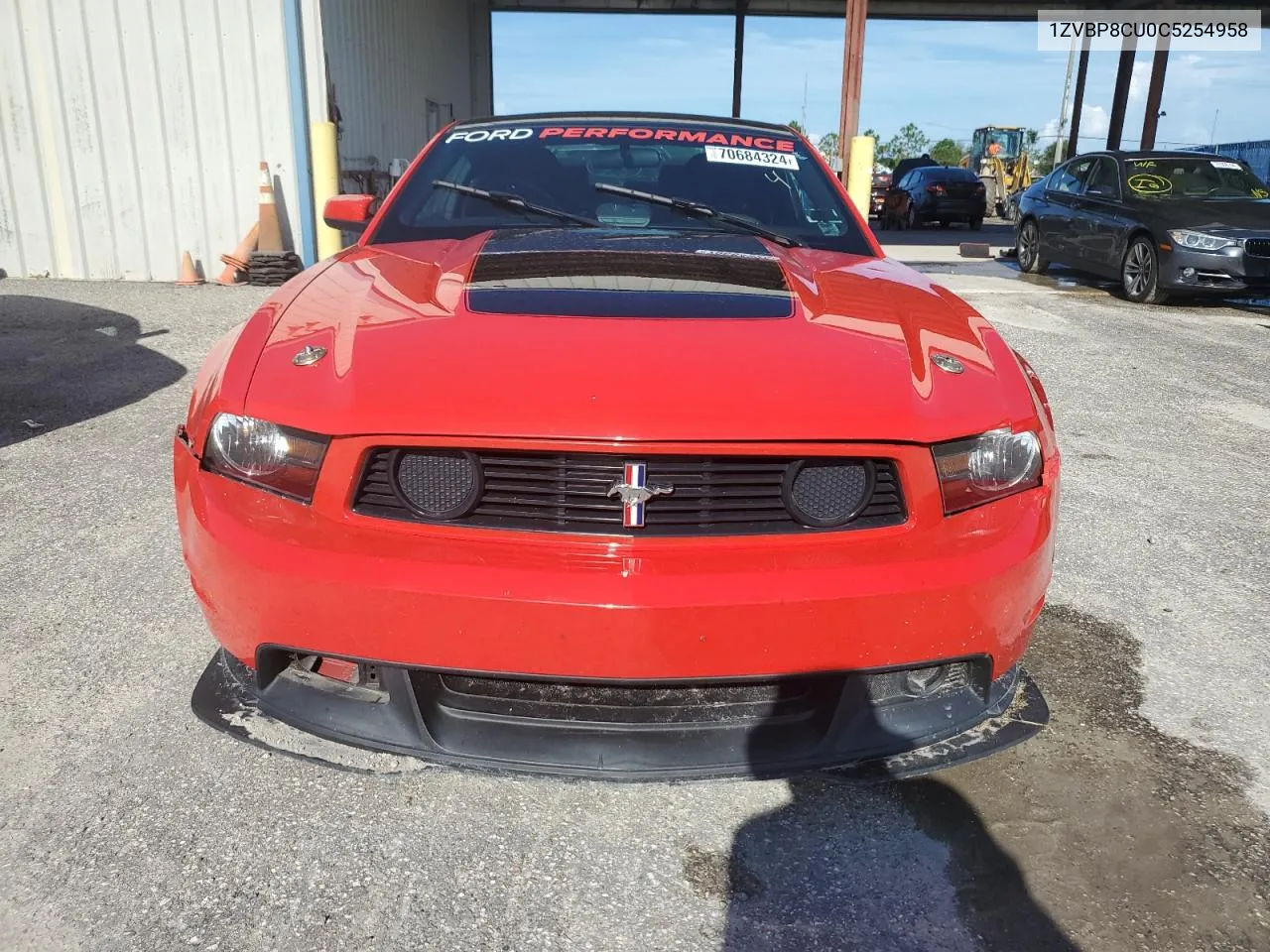 2012 Ford Mustang Boss 302 VIN: 1ZVBP8CU0C5254958 Lot: 70684324