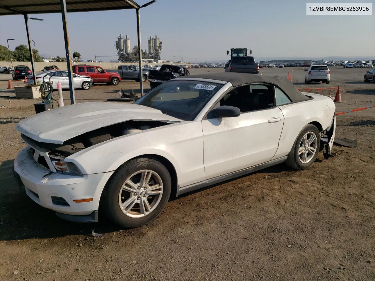 2012 Ford Mustang VIN: 1ZVBP8EM8C5263906 Lot: 70783624