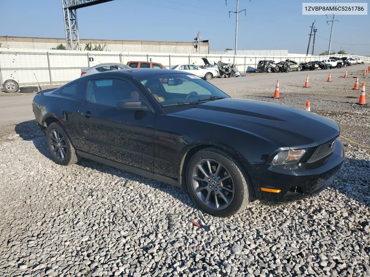 2012 Ford Mustang VIN: 1ZVBP8AM6C5261786 Lot: 71168554