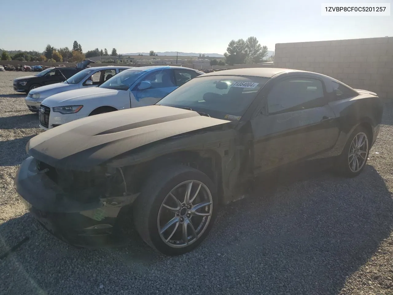 2012 Ford Mustang Gt VIN: 1ZVBP8CF0C5201257 Lot: 71354004