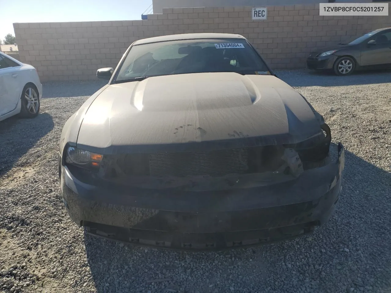 1ZVBP8CF0C5201257 2012 Ford Mustang Gt