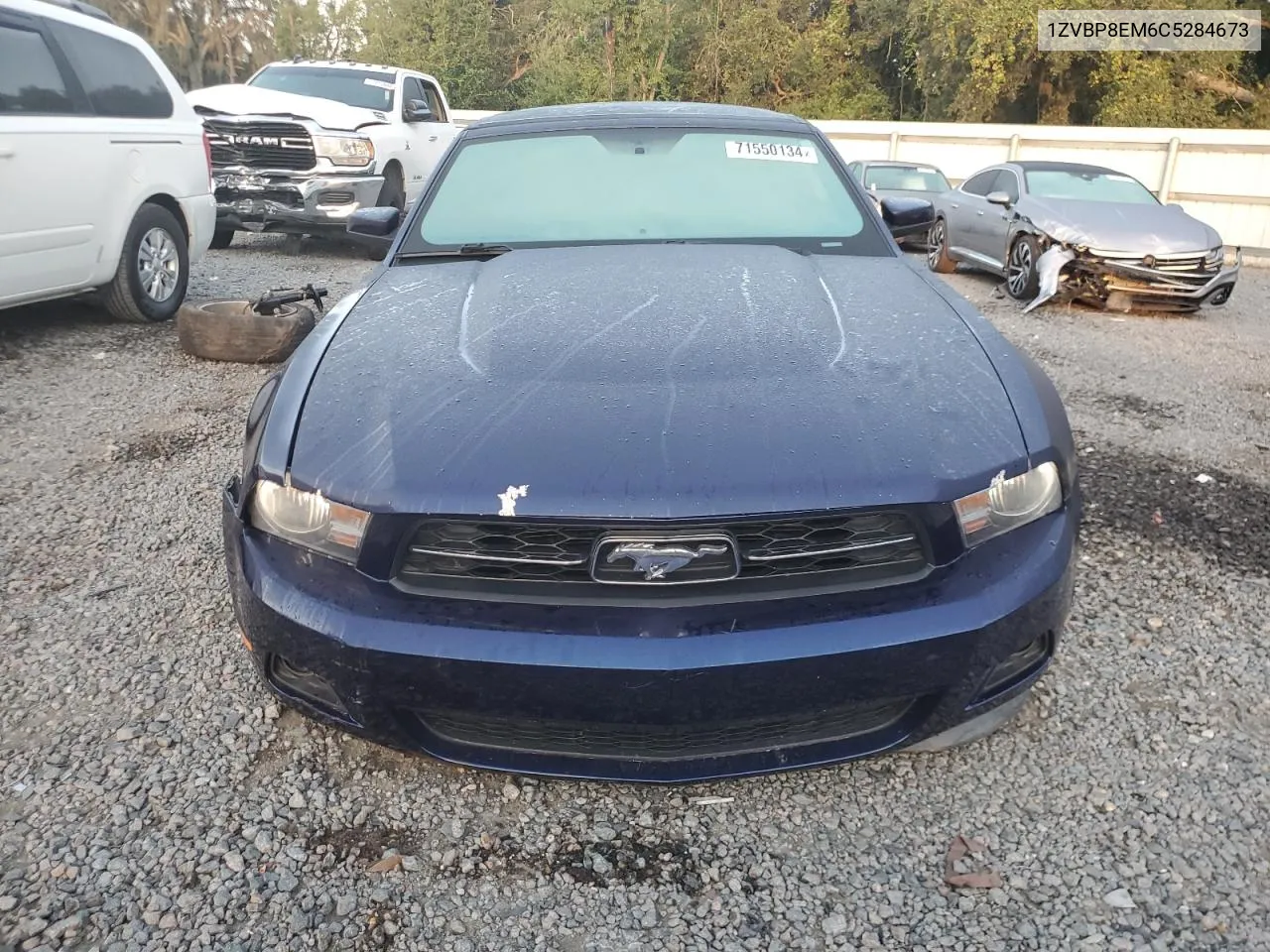 2012 Ford Mustang VIN: 1ZVBP8EM6C5284673 Lot: 71550134