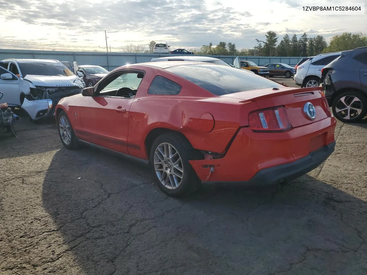 2012 Ford Mustang VIN: 1ZVBP8AM1C5284604 Lot: 71921524