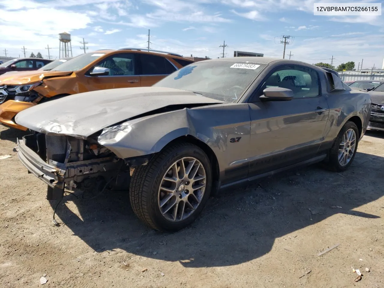 2012 Ford Mustang VIN: 1ZVBP8AM7C5266155 Lot: 72003453