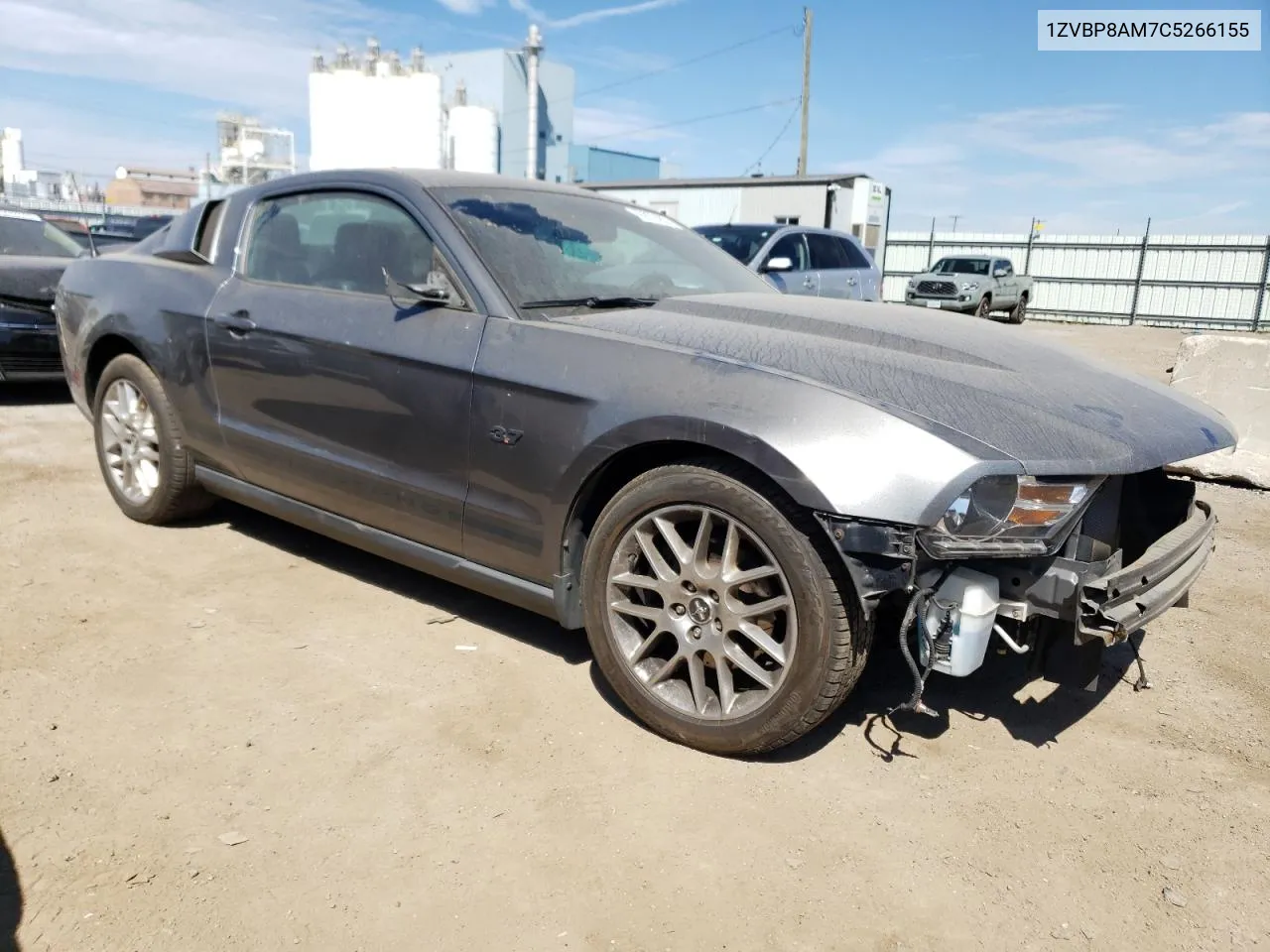 2012 Ford Mustang VIN: 1ZVBP8AM7C5266155 Lot: 72003453