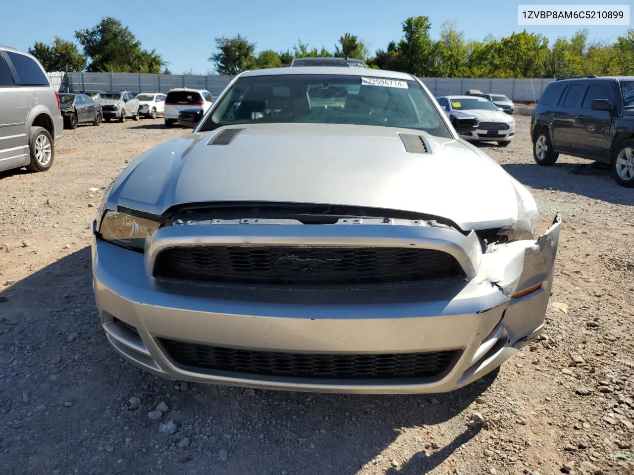 2012 Ford Mustang VIN: 1ZVBP8AM6C5210899 Lot: 72596714