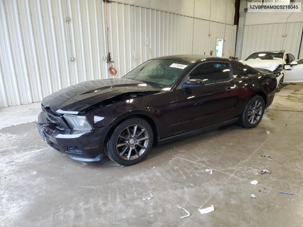 2012 Ford Mustang VIN: 1ZVBP8AM2C5218045 Lot: 72794564