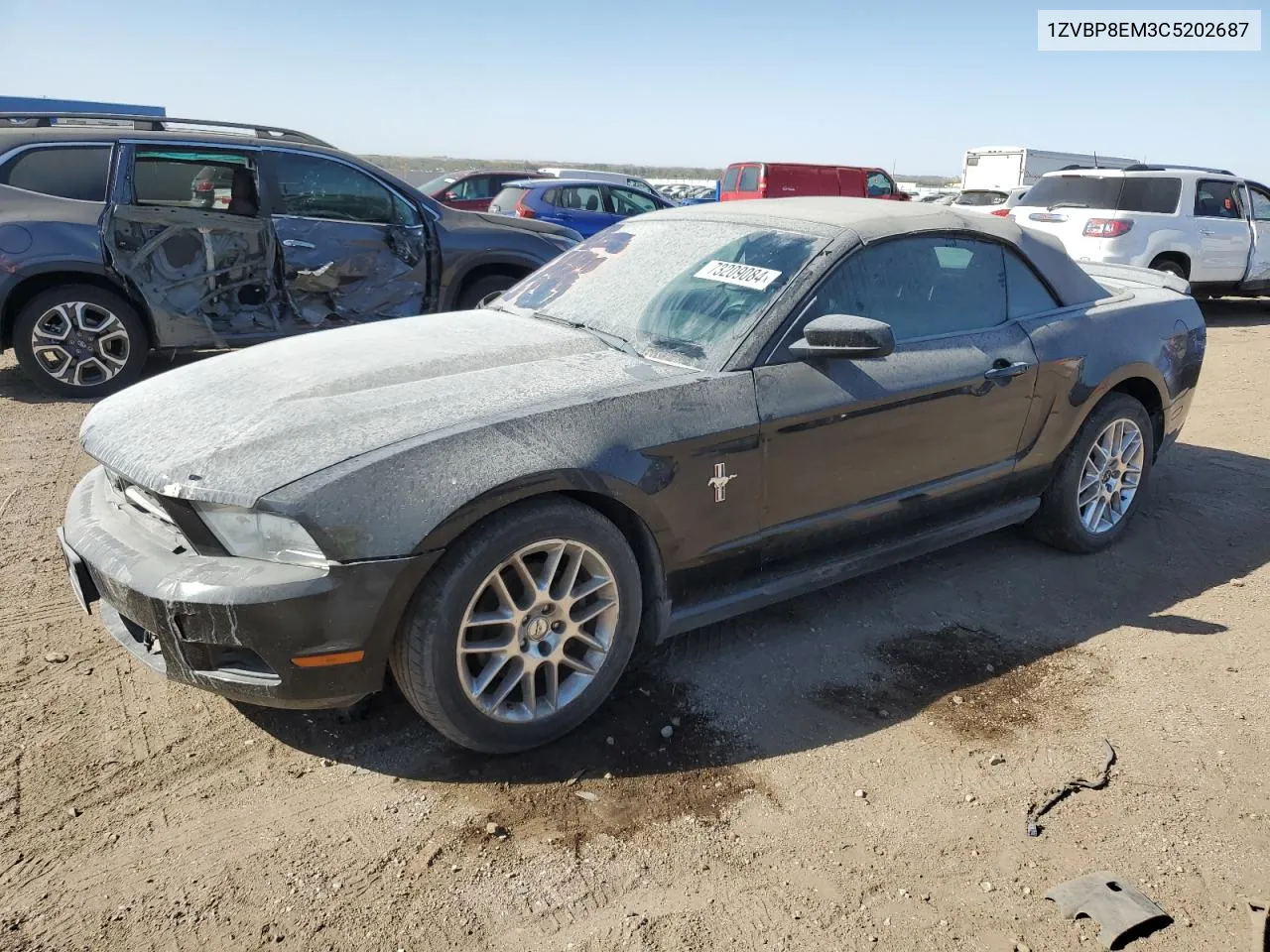 2012 Ford Mustang VIN: 1ZVBP8EM3C5202687 Lot: 73209084