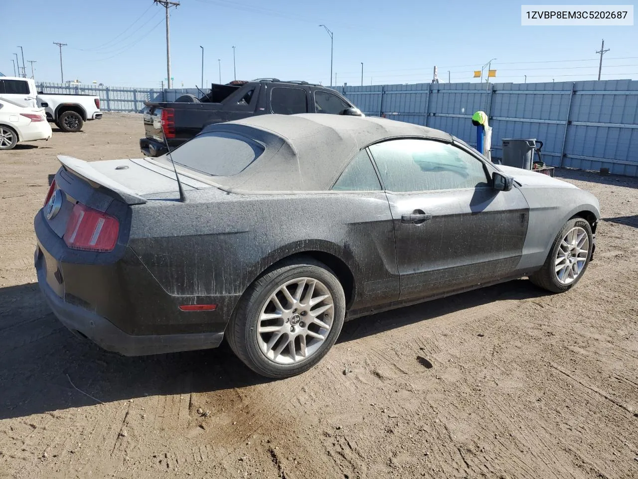 2012 Ford Mustang VIN: 1ZVBP8EM3C5202687 Lot: 73209084