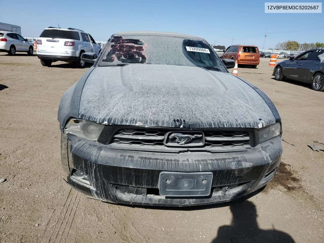 2012 Ford Mustang VIN: 1ZVBP8EM3C5202687 Lot: 73209084