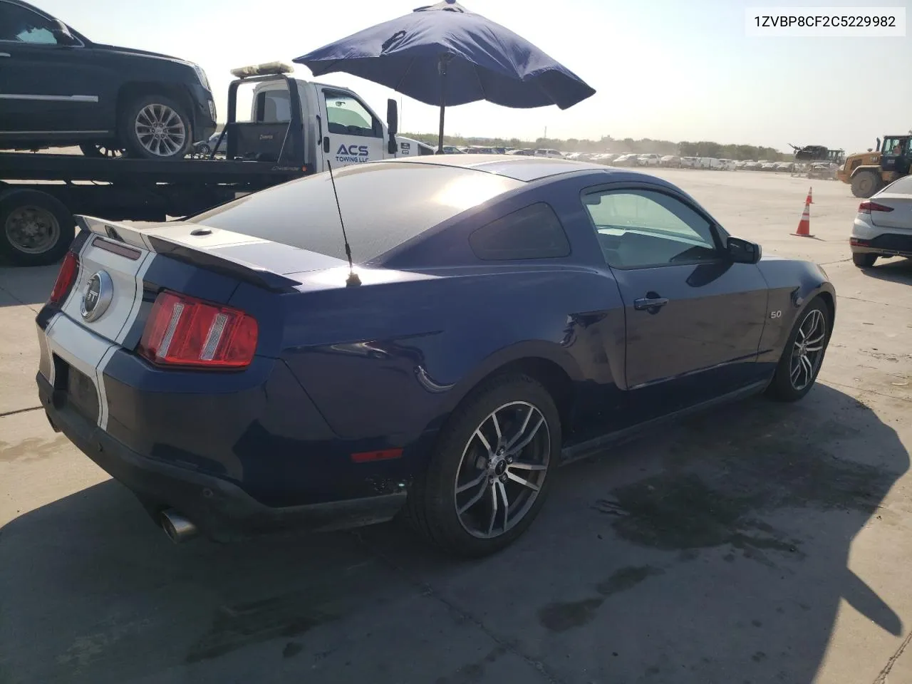 2012 Ford Mustang Gt VIN: 1ZVBP8CF2C5229982 Lot: 74675034