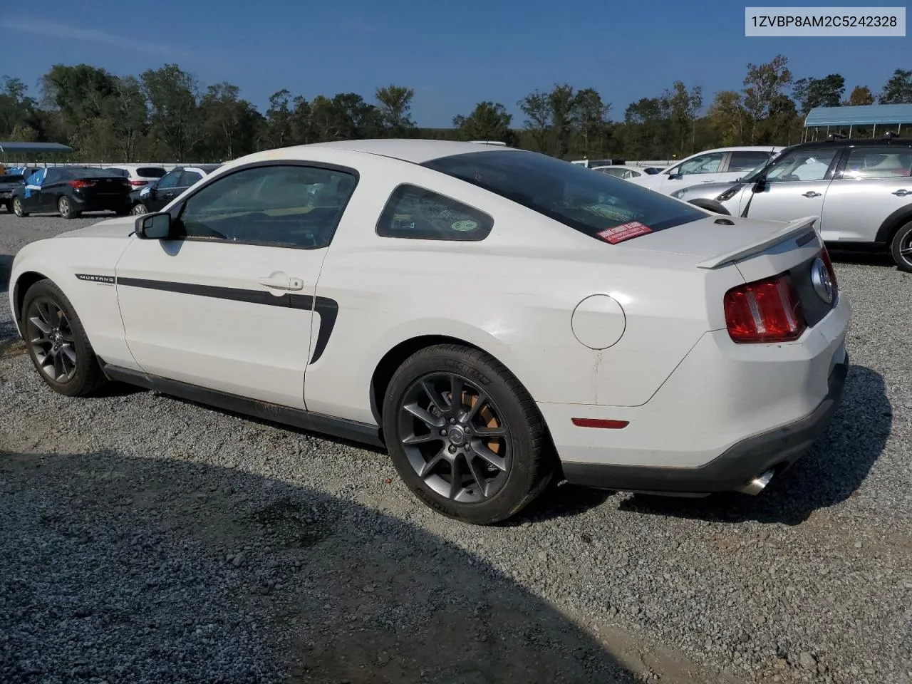 2012 Ford Mustang VIN: 1ZVBP8AM2C5242328 Lot: 74738384