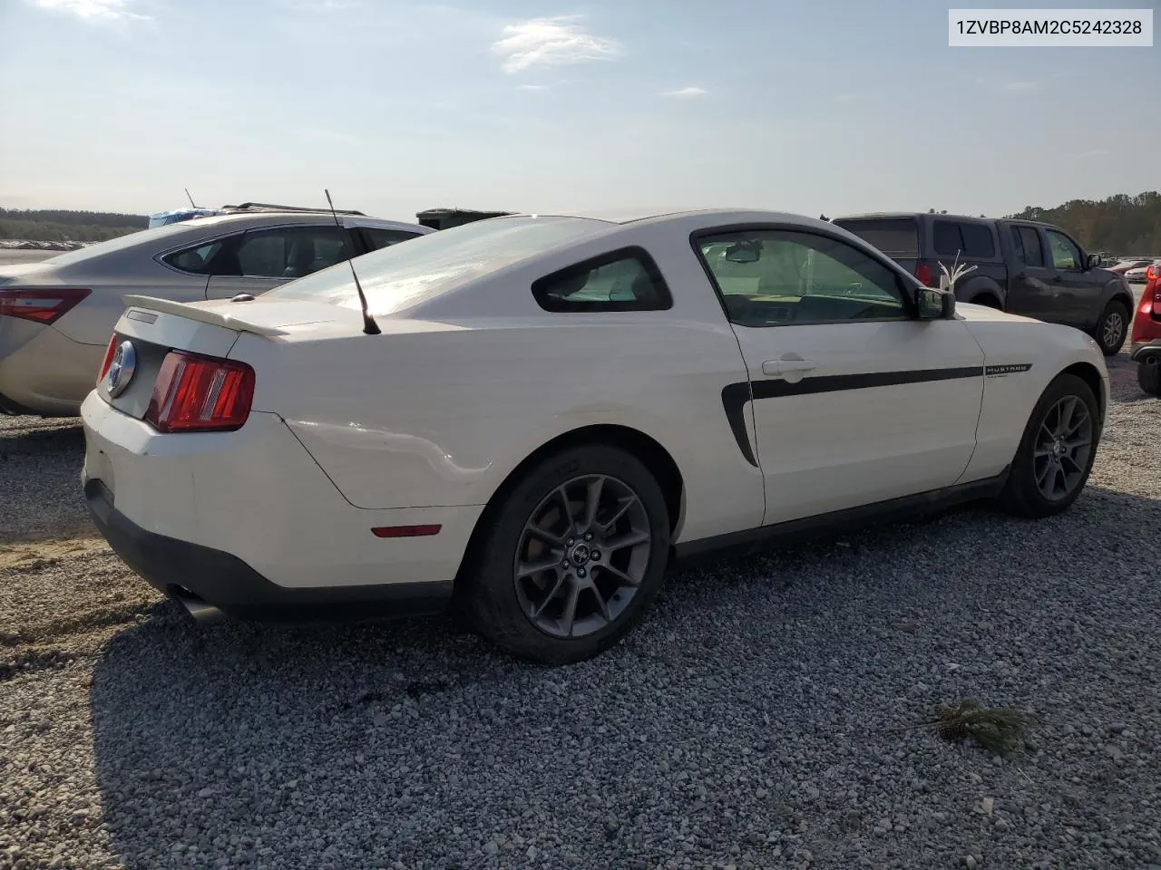 2012 Ford Mustang VIN: 1ZVBP8AM2C5242328 Lot: 74738384