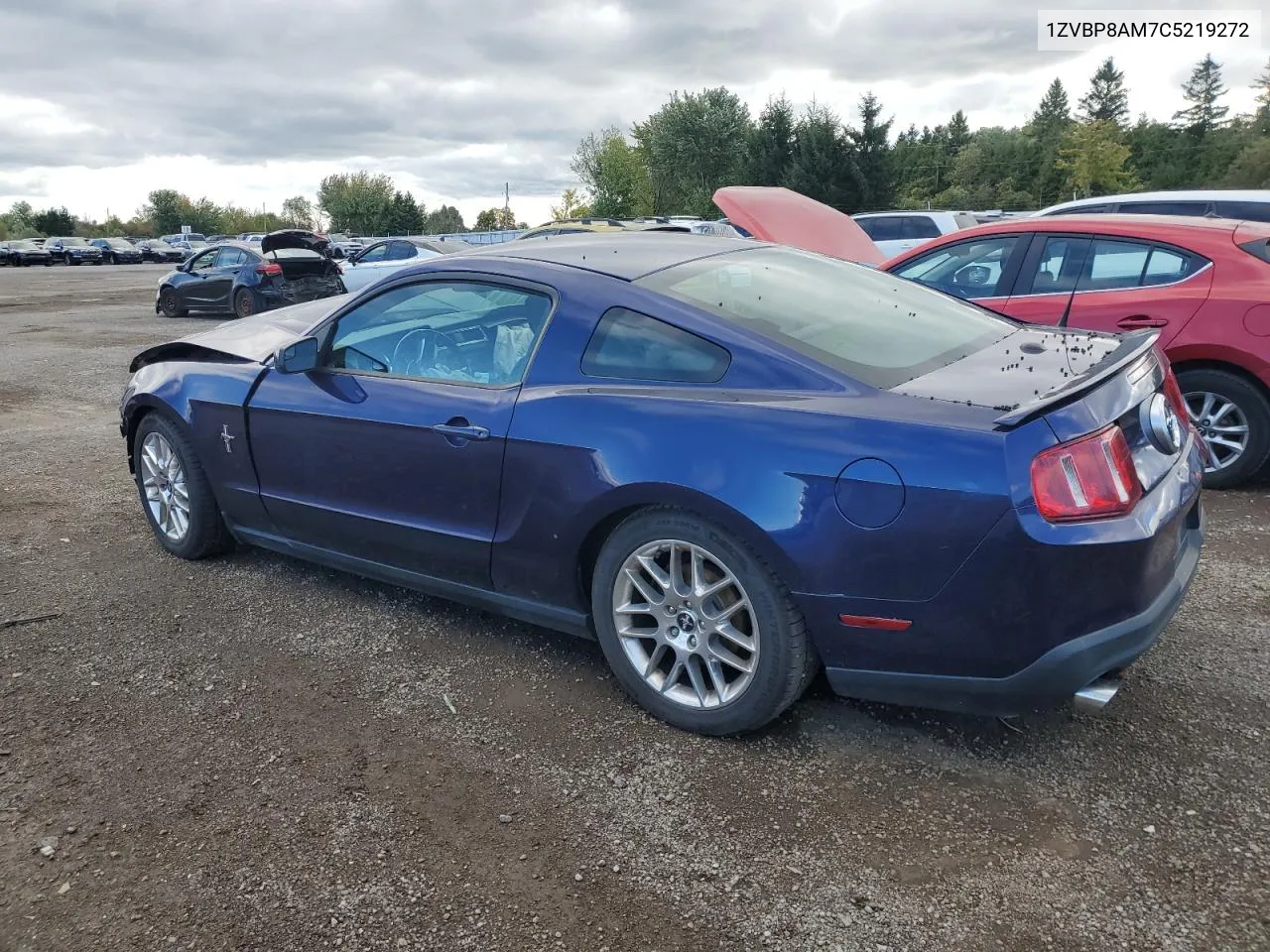 2012 Ford Mustang VIN: 1ZVBP8AM7C5219272 Lot: 74750124