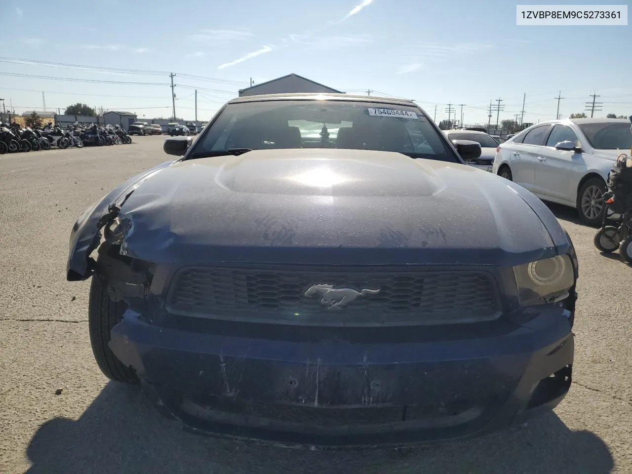 2012 Ford Mustang VIN: 1ZVBP8EM9C5273361 Lot: 75469444