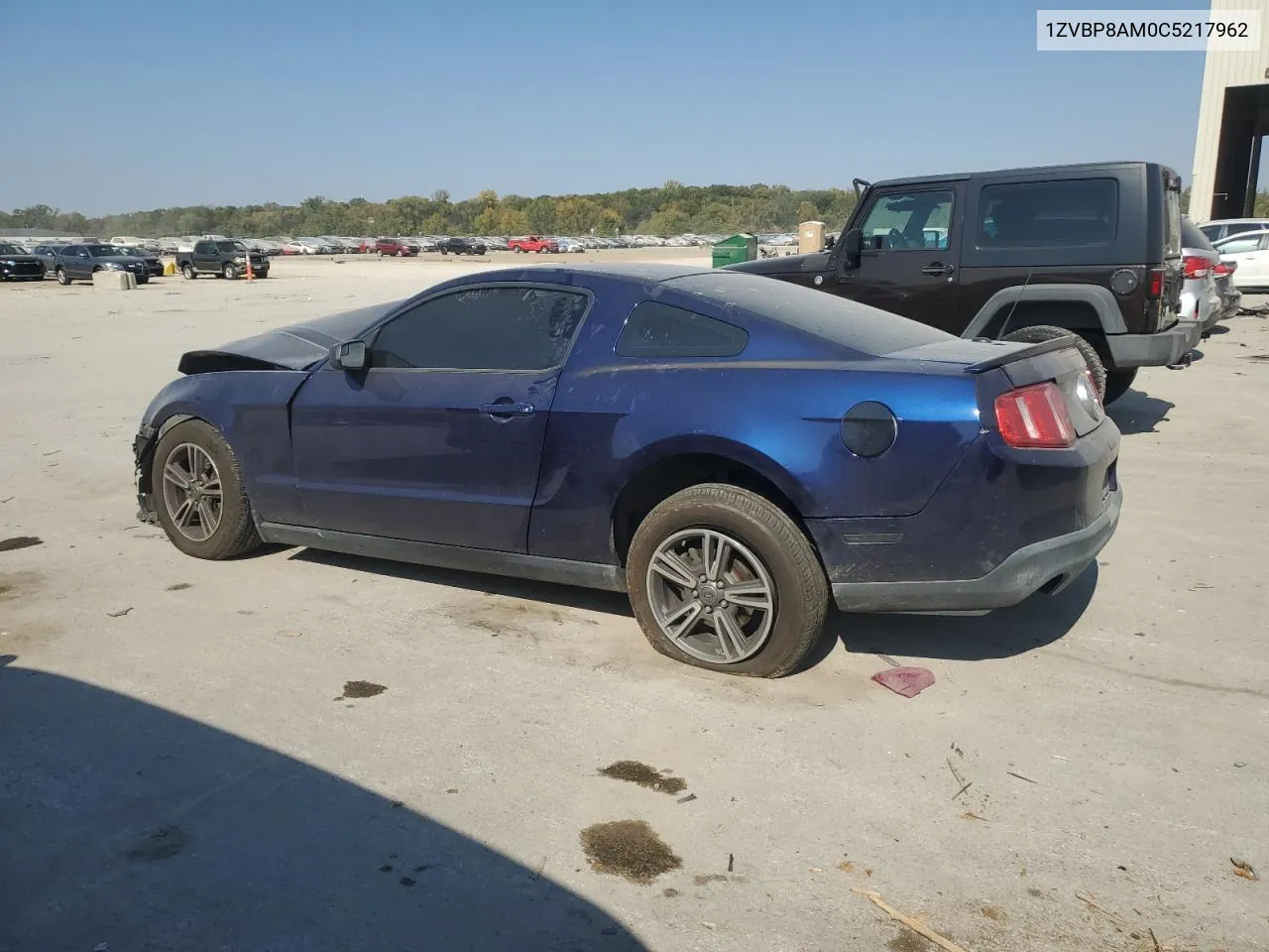 2012 Ford Mustang VIN: 1ZVBP8AM0C5217962 Lot: 75642714