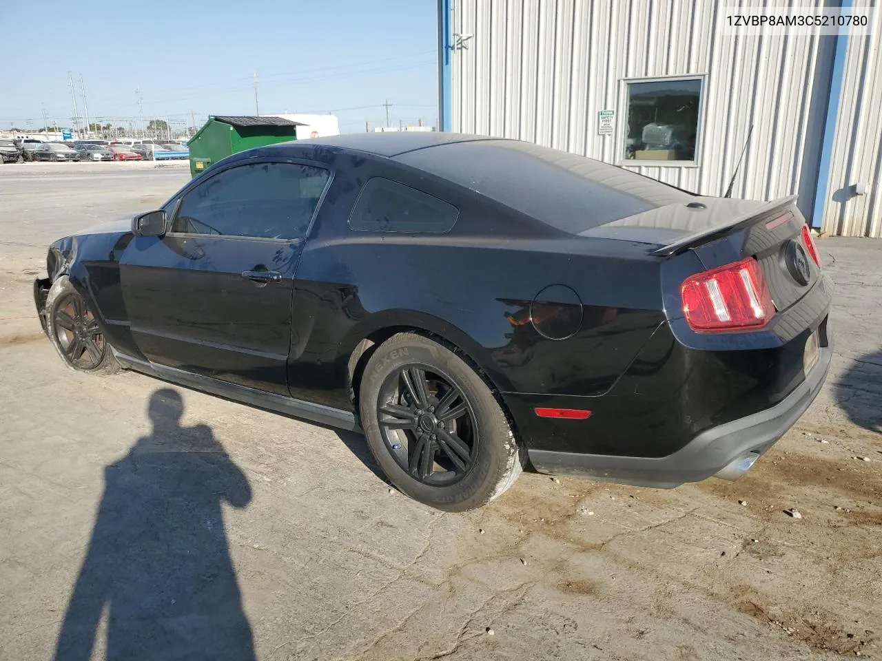 2012 Ford Mustang VIN: 1ZVBP8AM3C5210780 Lot: 75704594