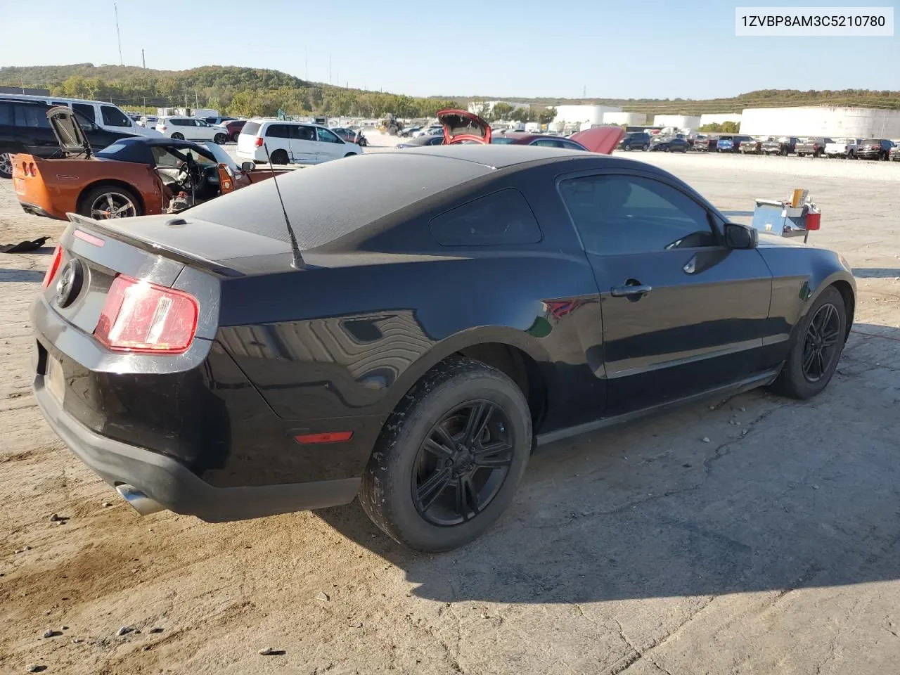 2012 Ford Mustang VIN: 1ZVBP8AM3C5210780 Lot: 75704594